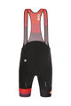 SANTINI Cyklistické nohavice krátke s trakmi - LA VUELTA 2021 - červená/čierna