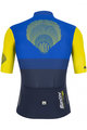 SANTINI Cyklistický dres s krátkym rukávom - LA VUELTA 2021 - žltá/modrá