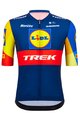 SANTINI Cyklistický dres s krátkym rukávom - LIDL TREK 2024 - modrá