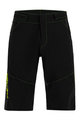 SANTINI Cyklistické nohavice krátke bez trakov - SELVA MTB - čierna/zelená
