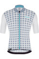 SANTINI Cyklistický dres s krátkym rukávom - MITO GRIDO - biela/šedá
