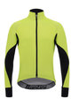 SANTINI Cyklistická vetruodolná bunda - BETA RAIN - žltá/čierna