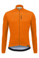 SANTINI Cyklistický dres s dlhým rukávom zimný - CLASSE WNT - oranžová