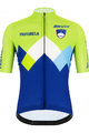 SANTINI Cyklistický dres s krátkym rukávom - TEAM SLOVENIA 2020 - modrá/zelená