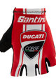 SANTINI Cyklistické rukavice krátkoprsté - DUCATI CORSE 2019 - čierna