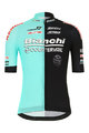 SANTINI Cyklistický dres s krátkym rukávom - TEAM BIANCHI 2019 - čierna/tyrkysová