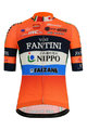 SANTINI Cyklistický dres s krátkym rukávom - NIPPO FANTINI 2019 - modrá/čierna/oranžová/biela