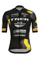 SANTINI Cyklistický dres s krátkym rukávom - TREK MTB 2019 - biela/žltá/čierna