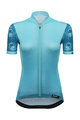 SANTINI Cyklistický dres s krátkym rukávom - VOLO LADY - modrá