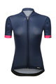 SANTINI Cyklistický dres s krátkym rukávom - VOLO LADY - modrá