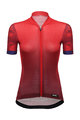 SANTINI Cyklistický dres s krátkym rukávom - VOLO LADY - červená