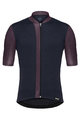 SANTINI Cyklistický dres s krátkym rukávom - ORIGINE - čierna/bordová