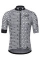 SANTINI Cyklistický dres s krátkym rukávom - SOFFIO  - čierna/biela