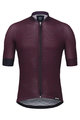 SANTINI Cyklistický dres s krátkym rukávom - SOFFIO  - bordová