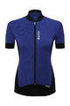 SANTINI Cyklistický dres s krátkym rukávom - BRIO LADY  - modrá/čierna