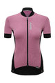 SANTINI Cyklistický dres s krátkym rukávom - BRIO LADY  - ružová/čierna