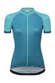 SANTINI Cyklistický dres s krátkym rukávom - RITMO LADY  - modrá