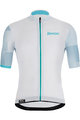 SANTINI Cyklistický dres s krátkym rukávom - MITO SPILLO - svetlo modrá/biela