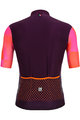 SANTINI Cyklistický dres s krátkym rukávom - MITO SPILLO - oranžová/bordová/ružová