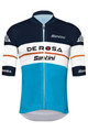 SANTINI Cyklistický dres s krátkym rukávom - DE ROSA 2020 - biela/modrá