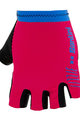 SANTINI Cyklistické rukavice krátkoprsté - LUCE - ružová/modrá