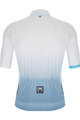 SANTINI Cyklistický dres s krátkym rukávom - KARMA LUCE - svetlo modrá/biela