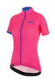 SANTINI Cyklistický dres s krátkym rukávom - GIADA HIP LADY - modrá/ružová