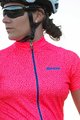 SANTINI Cyklistický dres s krátkym rukávom - GIADA HIP LADY - modrá/ružová