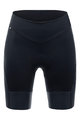 SANTINI Cyklistický krátky dres a krátke nohavice - COLORE PURO LADY - čierna/ružová
