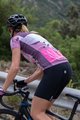 SANTINI Cyklistické nohavice krátke bez trakov - PRO ALBA LADY - čierna