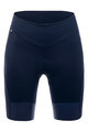 SANTINI Cyklistický krátky dres a krátke nohavice - SLEEK RAGGIO LADY - oranžová/modrá