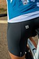 SANTINI Cyklistické nohavice krátke bez trakov - PRO ALBA LADY - šedá