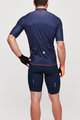 SANTINI Cyklistický dres s krátkym rukávom - COLORE - modrá