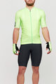 SANTINI Cyklistický krátky dres a krátke nohavice - COLORE - zelená/čierna