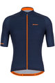 SANTINI Cyklistický dres s krátkym rukávom - KARMA KITE - modrá