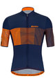 SANTINI Cyklistický krátky dres a krátke nohavice - TONO FRECCIA - modrá