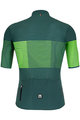 SANTINI Cyklistický krátky dres a krátke nohavice - TONO FRECCIA - zelená/čierna