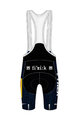SANTINI Cyklistické nohavice krátke s trakmi - TREK PIRELLI 2021 - čierna