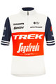 SANTINI Cyklistický dres s krátkym rukávom - TREK 2021 KIDS  - biela/viacfarebná