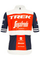 SANTINI Cyklistický dres s krátkym rukávom - TREK 2021 KIDS  - biela/viacfarebná