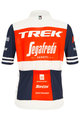 SANTINI Cyklistický dres s krátkym rukávom - TREK 2021 KIDS  - biela/viacfarebná