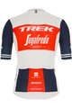 SANTINI Cyklistický dres s krátkym rukávom - TREK SEGAFREDO 2021 - biela/modrá/červená