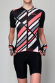 SANTINI Cyklistický dres s krátkym rukávom - SLEEK RAGGIO LADY - čierna/ružová