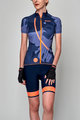 SANTINI Cyklistický krátky dres a krátke nohavice - GIADA MAUI LADY - modrá