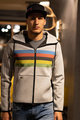 SANTINI mikina - UCI RAINBOW - šedá
