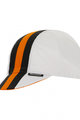 SANTINI Cyklistická čiapka - BENGAL - čierna/biela/oranžová
