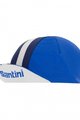 SANTINI Cyklistická čiapka - BENGAL - biela/modrá