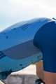 SANTINI Cyklistický dres s krátkym rukávom - DELTA OPTIC - zelená/modrá