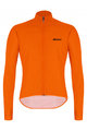 SANTINI Cyklistická vetruodolná bunda - NEBULA PURO - oranžová