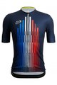 SANTINI Cyklistický dres s krátkym rukávom - TOUR DE FRANCE 2022 - biela/červená/modrá